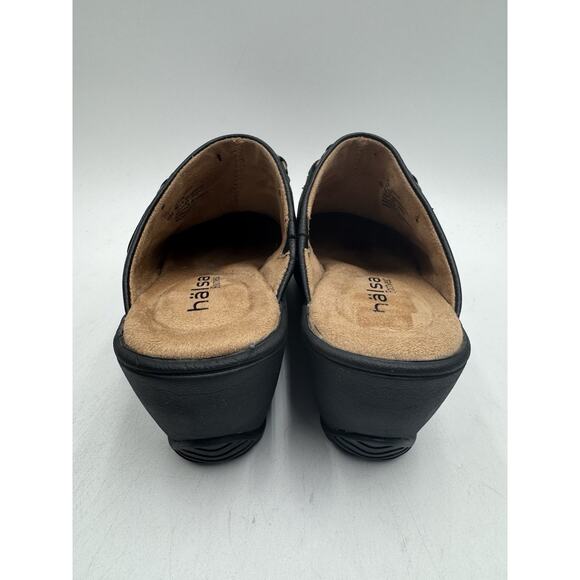 Halsa CHLOE Women's NEW Dress Slip On Shoe Black Leather US Size 6 Medium - Picture 7 of 11
